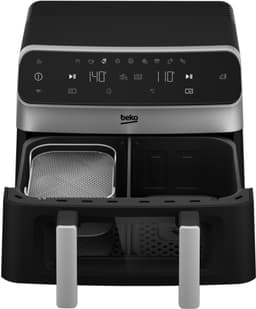 Beko FRL6488 dubbele Airfryer - Zwart - 9,5 l inhoud - 2400 W - Warmhoudfunctie - Timer — thumbnail 6