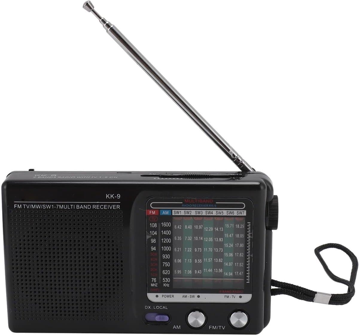 Solene Transistor Radio Op Batterijen - Transister Radio Op Batterijen - Draagbare Radio - Kleine Radio - Mini Noodradio FM/AM - Pocket Radio Speler - Radio voor Rampen - Radio op Batterijen — afbeelding 1