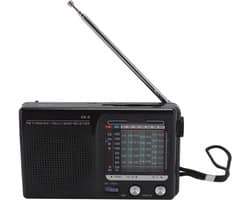 Solene Transistor Radio Op Batterijen - Transister Radio Op Batterijen - Draagbare Radio - Kleine Radio - Mini Noodradio FM/AM - Pocket Radio Speler - Radio voor Rampen - Radio op Batterijen