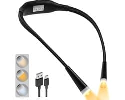 VELTRR® Nekleeslamp Oplaadbaar - Neklampje voor Haakwerk - Boeklampje