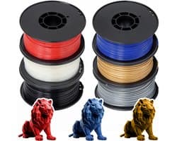 3D&Print PLA Filament Pakket - 6 kleuren - 1,75mm - 3D Pen Kids Vullingen - 3d Pen Filament