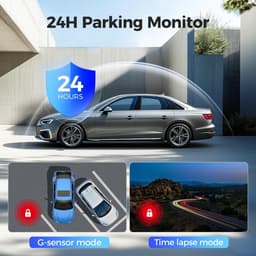 Dashcam - Daschcams - Auto - Camera - Vooruit - Achteruit - Video - Autobeveiliging - Parkeerbeveiliging - Recording - Dag en Nacht - Schadepreventie — thumbnail 2