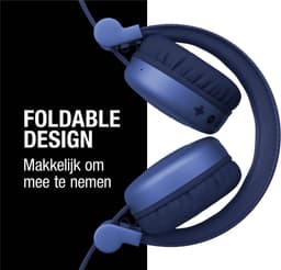 Fresh ‘n Rebel Code Core – Draadloze on-ear koptelefoon – Bluetooth - 30 uur Speeltijd - True Blue — thumbnail 5