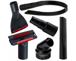 6-delige stofzuiger accessoire set met koppelstuk - Hulpstukken stofzuigers