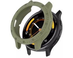 Strap-it Robuust TPU hoesje - bescherm case geschikt voor de Garmin Venu 3 (groen)
