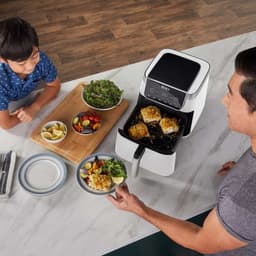 Ninja Airfryer XXL Max Pro - 6.2 liter - 6 Kookprogramma's - in Hoogte Verstelbare Plaat - 2024 Model - AF180EUWH - Wit — thumbnail 4