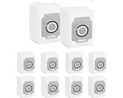 6 stofzuigerzakken geschikt voor iRobot Roomba i7 i7+ i3 i3+j7 J7+S9 S9+Clean Base, stofzuiger afzuigstation, vervangende stofzakken zakken, grote capaciteit, reservezak, stofzuigerzakken, past perfect