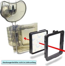 2 stuks filtervervangingsfilter geschikt voor Philips FC9747 PowerPro Expert 7000 Series — thumbnail 7