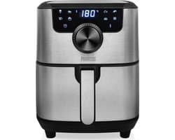 Princess Digitale Airfryer Deluxe 182033 - Heteluchtfriteuse - 4.5 liter - 8 voorgeprogrammeerde programma’s - RVS