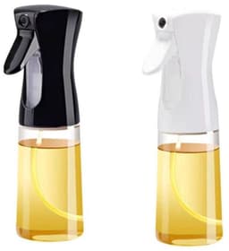 Ziva Olie Spray Fles Glas 220ml - 2 stuks - Wit + Zwart — thumbnail 1