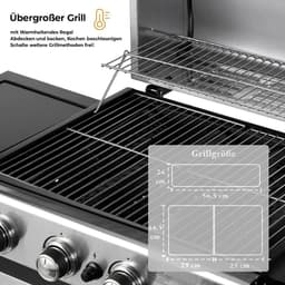 Betaalbare Goederen® gas bbq - buitenkeuken - RVS - Barbecue - barbeque - barbecues - gas - familie - eten gezelligheid — thumbnail 5
