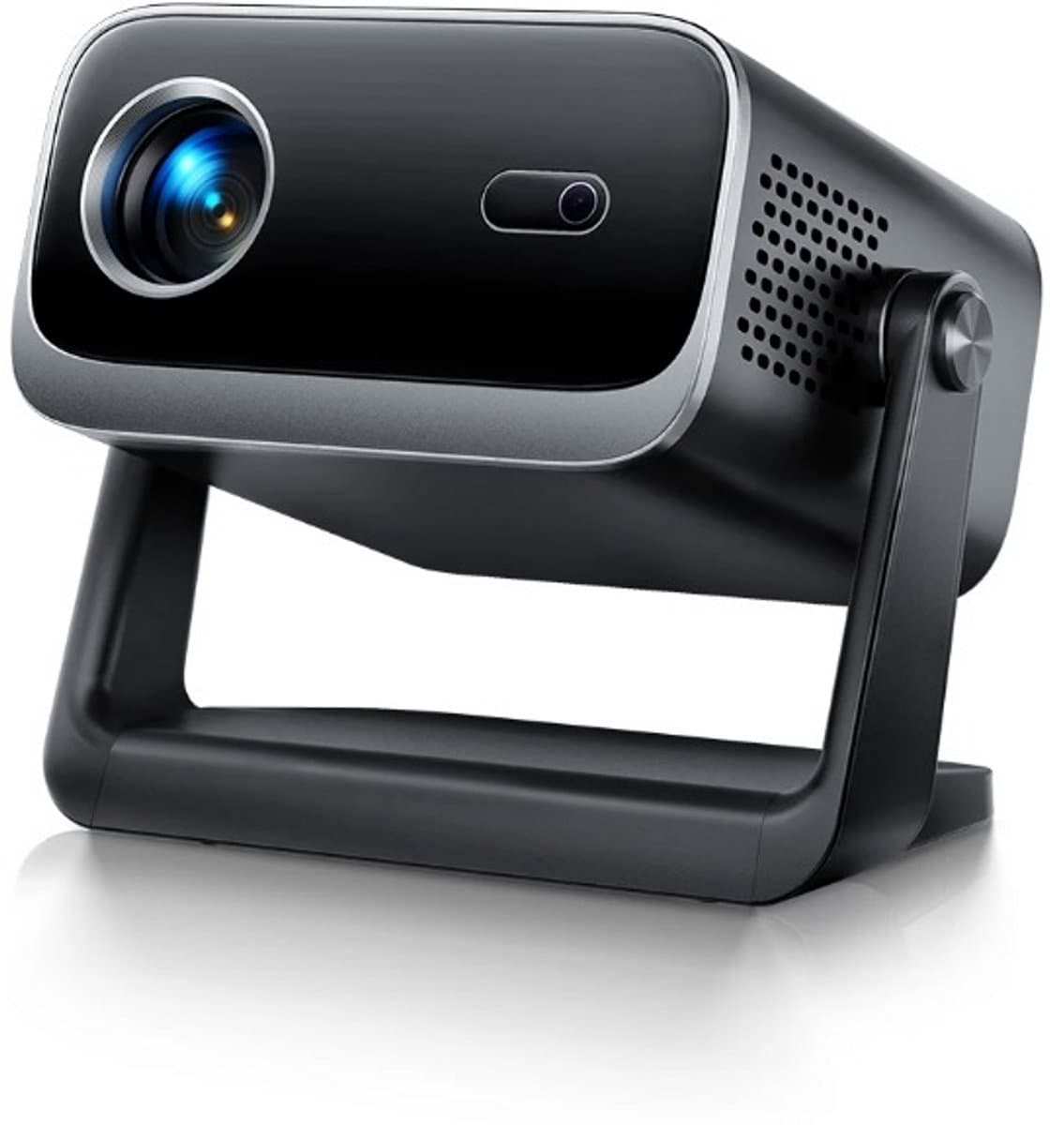Mini Beamer - Projector - Digitale projector - 145° verstelbare standaard Miniprojector met WiFi en Bluetooth - 1080P - 18000 lumen - Draagbare projector - Autofocus - Schermschaal 16:09 - Compatibel met HDMI, Stroom, USB - Zwart — afbeelding 1