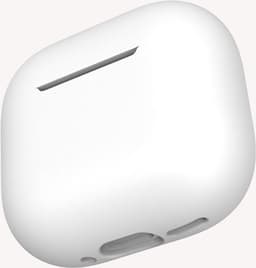 AirPods Hoesje geschikt voor Apple AirPods 4 – Wit - Siliconen Beschermende Case — thumbnail 3