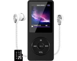 VAIVE HiFi MP3 / MP4 Speler Bluetooth - Voice recorder - Dicatafoon - FM radio
