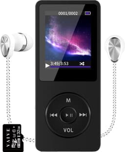 VAIVE HiFi MP3 / MP4 Speler Bluetooth - Voice recorder - Dicatafoon - FM radio — thumbnail 1