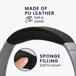 kwmobile vervangende koptelefoon band geschikt voor BoseQuietcomfort 35 / QC35 / Quietcomfort 45 / QC45 hoofdband - Hoofdtelefoon cover van kunstleer - In zwart — thumbnail 4