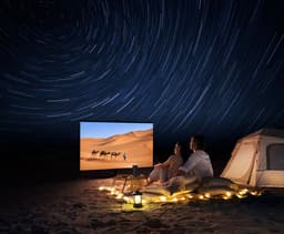 Anker Nebula Capsule 3 Laser - Draagbare Smart Mini Projector - 1080p Full HD - 300 ANSI Lumen - Laserprojector - Autofocus - 120-inch Beeld - Ingebouwde Batterij met 2-5 Uur Speeltijd - Dolby Digital - Zwart — thumbnail 5