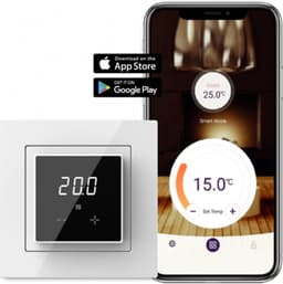 ET44 WiFi Klokthermostaat, RAL 9010 (Polar wit) — thumbnail 3