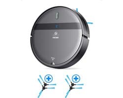 CleanWise Henk + 4 zijborstels - Robotstofzuiger met dweilfunctie - Dweilrobot - Laadstation - Geschikt voor Huisdieren