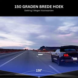 ApexArte® Dashcam voor Auto - Dualdashcam Voor en Achter - Full HD - — thumbnail 5
