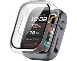 Strap-it Hard case hoesje met screen protector - geschikt voor de Huawei Watch D2 (transparant)