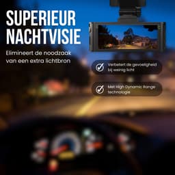 RedTiger F7N Dual Dashcam voor auto - 4K & 1080p - Voor en achter Camera - WiFi en Gps - 3,18 inch LCD met App - Sony Sensor - Nachtzicht - Parkeerbewaking - G Sensor - Loop opname — thumbnail 3
