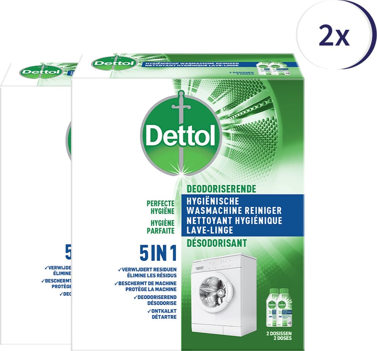 Dettol Washing Machine Cleaner Duo x 2 — afbeelding 1