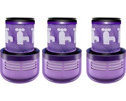 3 x HEPA Filter - Geschikt voor Dyson V12 Detect Slim & Absolute motor filter Vervanging onderdelen 971517-01