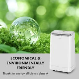 Klarstein Mobiele airconditioner met luchtafvoerslang, 4-in-1 airconditioner met ventilator, luchtontvochtiger & nachtmodus, Kleine & draagbare airconditioner voor thuis & op kantoor, 12000 BTU Laag verbruik,5 kW voor 56 m² - Afstandsbediening — thumbnail 22