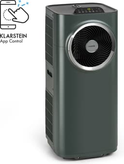 Klarstein mobiele airconditioner met luchtafvoerslang, 5-in-1 airconditioner, ventilator, luchtontvochtiger, luchtreiniger & nachtmodus, app-bediening, kleine & draagbare airconditioner voor thuis & op kantoor, 10000 BTU,9 kW voor 49 m² 50 dB — thumbnail 16