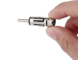 Antenneplug DIN-ISO verloop adapter - Autoradio Stereo ISO Din Antenne - Antennemast Adapter - Connector — thumbnail 1