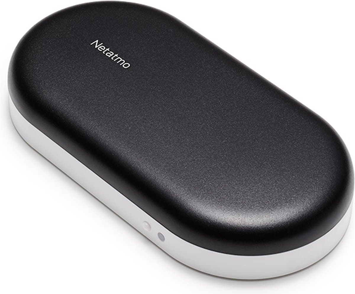 Netatmo Intelligente bediening voor airconditioning, compatibel met alle verbonden airconditioners en warmtepompen - energiebesparend - werkt met Alexa, Google Assistant, Siri - Zwart — afbeelding 1