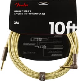 Fender Gitaarkabel Deluxe Series Tweed 3 Meter Recht/Haakse Pluggen 0990820091 — thumbnail 1