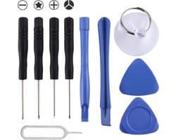 Smartphone tablet micro Schroevendraaierset - 10 delige reparatieset - Smartphone Schroevendraaierset - Gereedschapset Geschikt Voor Apple Iphone - Samsung - Laptop - 4 schroevendraaiers