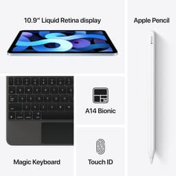 Apple iPad Air (2020) - 10.9 inch - WiFi + 4G - 256GB - Goud — thumbnail 11