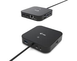 i-Tec - USB-C Dual Display Docking Station (zonder voedingsadapter)