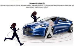 DrPhone DC6 Auto Dashcam Voor en Achter - Video Recorder FHD 1080p- 4 Inch Touchscreen - Loop Opname - G-sensor - Super groothoek – Bewegingsdetectie — thumbnail 2