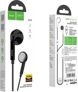 Universele Oordopjes met microfoon - 3,5mm jack - Zwart — thumbnail 3