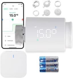 Slimme Radiatorknoppen met Zigbee Hub voor Energiebesparing en Comfort — thumbnail 1
