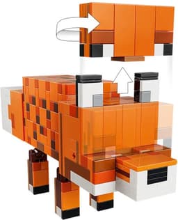 LEGO Minecraft De Vos Kinderkamer Decoratie en Dieren Speelgoed voor Kinderen - 21588 — thumbnail 16