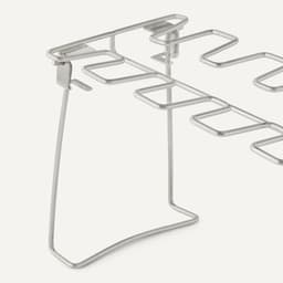 Kippenvleugelhouder – bbq accesoires – kiphouder Oven – Inclusief Opvangbakje – inklapbaar – RVS — thumbnail 4