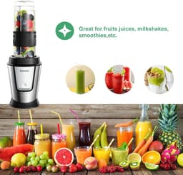XRQUALITY - Keukenmachine 3-1 - Multifunctioneel - 700 w - Sapcentrifuge - Smoothie mixer - Voedselchopper - Droge molen — thumbnail 3