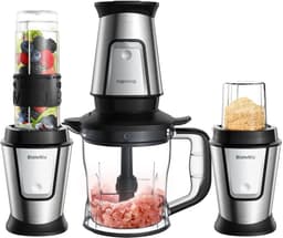 XRQUALITY - Keukenmachine 3-1 - Multifunctioneel - 700 w - Sapcentrifuge - Smoothie mixer - Voedselchopper - Droge molen — thumbnail 1