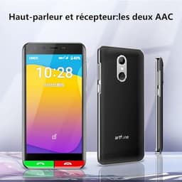 Senior Smartphone met SOS Knop en Grote Letters | 5-Inch HD Scherm, Android 12, 13MP Camera, USB-C, GPS, 2800mAh Accu, Simlock Vrij voor WhatsApp & Wi-Fi — thumbnail 2