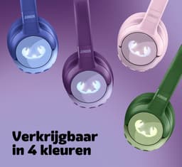 Fresh 'n Rebel Clam Junior - Koptelefoon kind - Kinder koptelefoon met Noise Cancelling - Draadloos (Bluetooth) & Bedraad – Inclusief Aux kabel (1m) - Mighty Magic — thumbnail 7