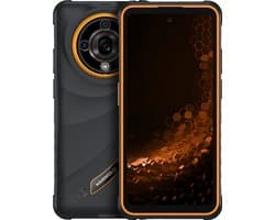 Hammer Iron 6 5G - Smartphone - bouwtelefoon - 8GB/256GB - Zwart en Oranje- IP69 waterdicht - 6050mAh - Dual SIM