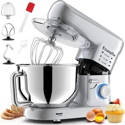 Multifunctionele Keukenmachine 1500 W - 5,5 L - 6 Snelheden - Planetaire Menging - Met Deeghaak en Garde — thumbnail 1