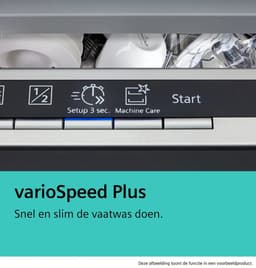 Siemens SN63HX04TE - iQ300 - Vaatwasser - Inbouwvaatwasser - Volledig integreerbaar - 60 cm - Energielabel C - easyStart: het juiste programma en de beste optie voor een perfect schone vaat — thumbnail 9