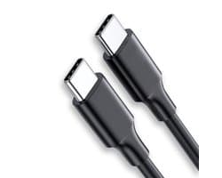 longziming -Oplaadkabel USB-C naar USB-C – 60W Snelladen – Set van 2 (1 Meter) – Universele Type-C Kabel – Geschikt voor Smartphone, Tablet & Laptop – Zwart