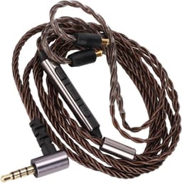 Upgradekabel met microfoondraad voor hoofdtelefoon - Vervangend snoer voor CKS1100 E40 E50 E70 en LS200 - 3,5 mm A2DC-stekker — thumbnail 3